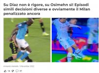 su diaz non è rigore su osimhen si due pesi due misure milan e napoli.jpg